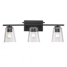  22493 BK - Iris Vanity Lighting Black